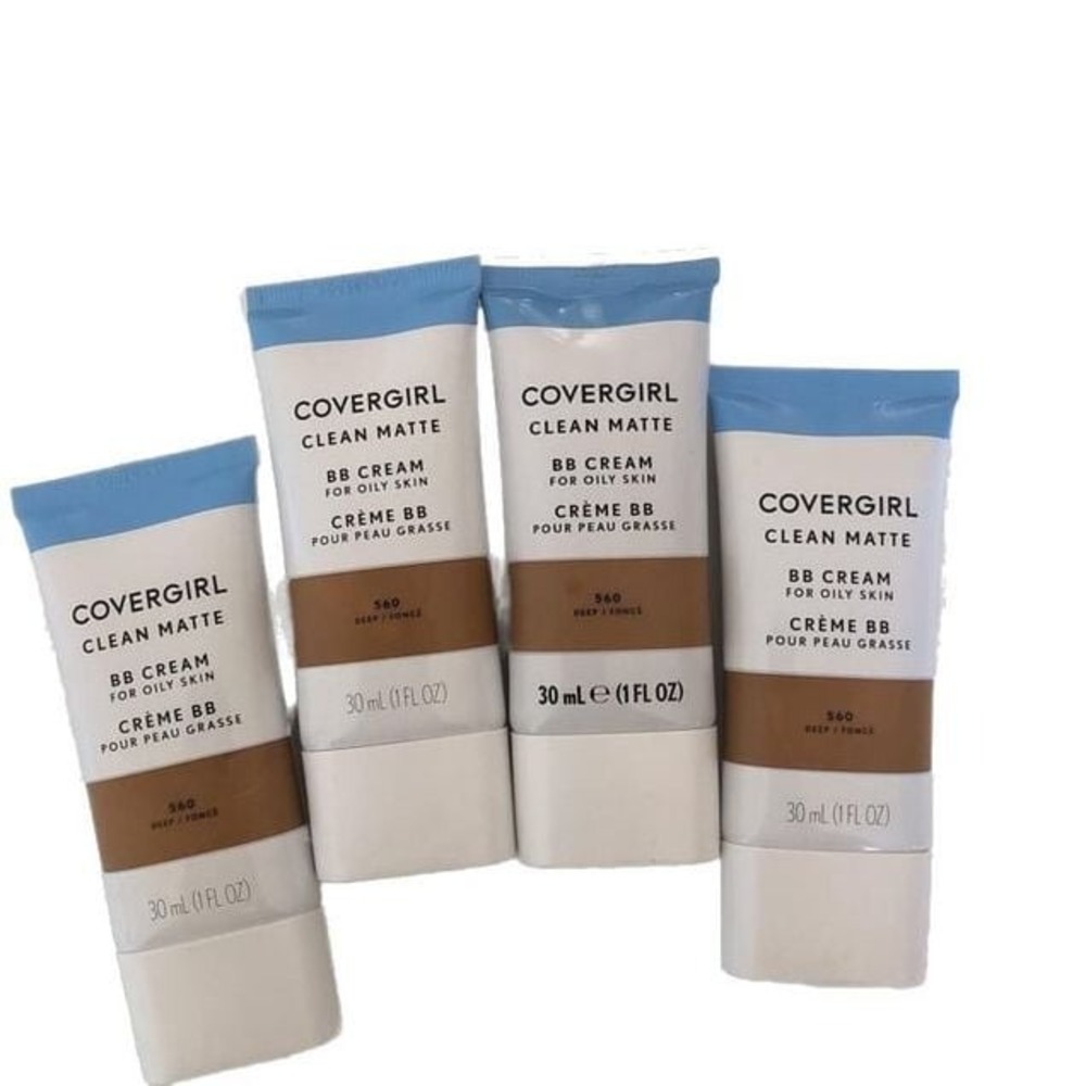COVERGIRL Clean Matte BB Foundation - 560 Deep - 1 fl oz x 4